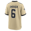 Choea NO.Saints #6 Tyler Shough Gold Alternate Game Player Stitched Jerseys