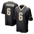 Choea NO.Saints #6 Tyler Shough Player Black Home Game Stitched Jerseys