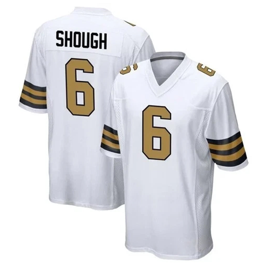 Choea NO.Saints #6 Tyler Shough Player White Alternate Home Game Stitched Jerseys