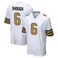 Choea NO.Saints #6 Tyler Shough Player White Alternate Home Game Stitched Jerseys