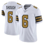 Choea NO.Saints #6 Tyler Shough Player White Limited Color Rush Home Game Stitched Jerseys