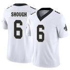 Choea NO.Saints #6 Tyler Shough Player White Limited Vapor F.U.S.E. Home Game Stitched Jerseys