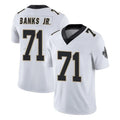 Choea NO.Saints #71 Kelvin Banks Jr. Player White Limited Vapor Untouchable Home Game Stitched Jerseys