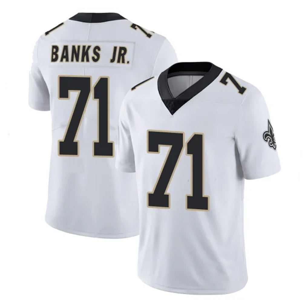 Choea NO.Saints #71 Kelvin Banks Jr. Player White Limited Vapor Untouchable Home Game Stitched Jerseys