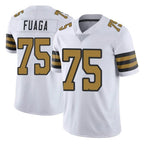 Choea NO.Saints #75 Taliese Fuaga Player White Limited Color Rush Home Game Stitched Jerseys
