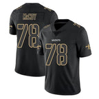 Choea NO.Saints #78 Erik McCoy Player Black Impact Limited Home Game Stitched Jerseys