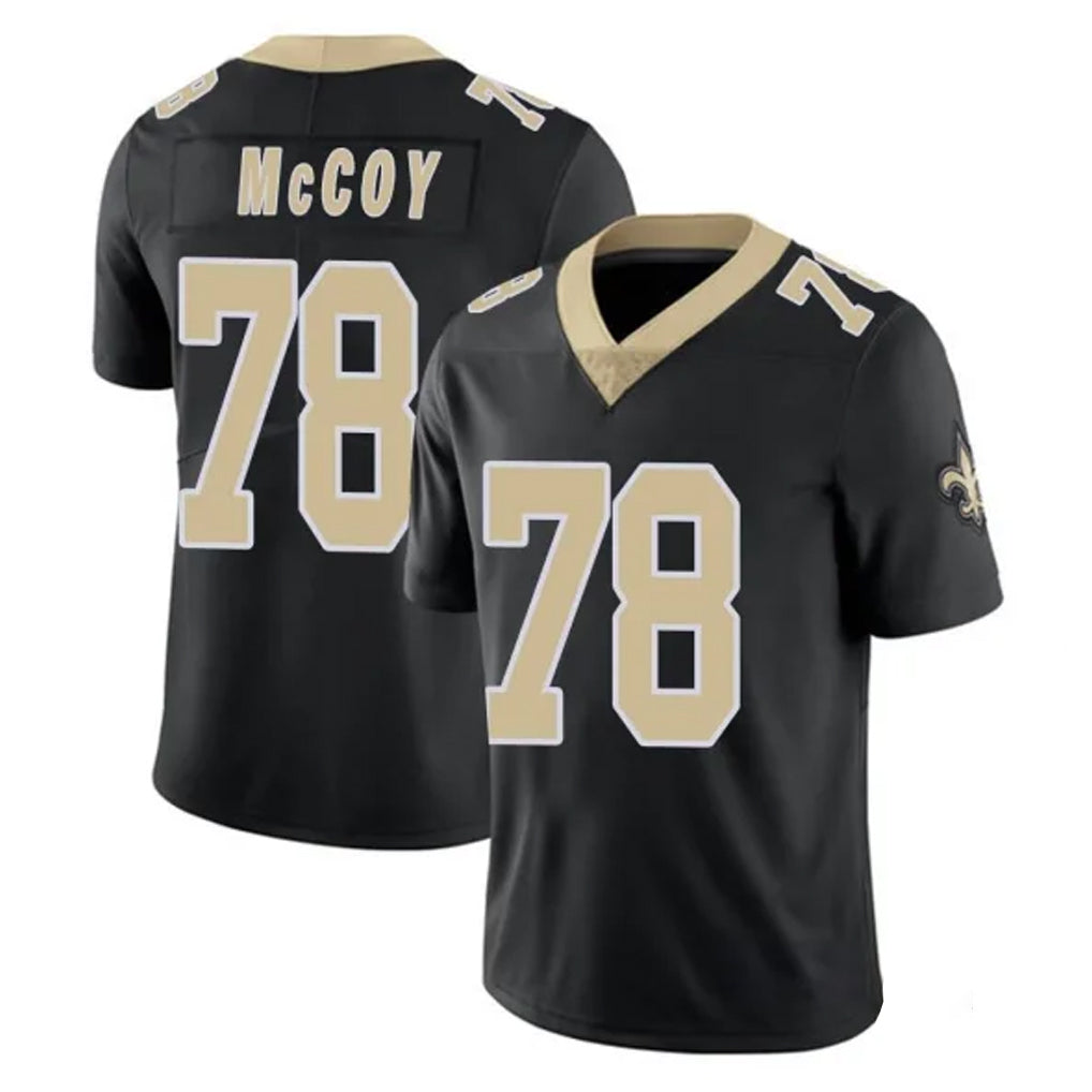Choea NO.Saints #78 Erik McCoy Player Black Limited Vapor Untouchable Home Game Stitched Jerseys