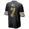 Choea NO.Saints #7 Taysom Hill Player Black Alternate Game Stitched Jerseys