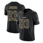 Choea NO.Saints #83 Juwan Johnson Player Black Impact Limited Home Game Stitched Jerseys