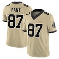 Choea NO.Saints #87 Noah Fant Player Gold Limited Vapor F.U.S.E. Home Game Stitched Jerseys