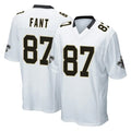 Choea NO.Saints #87 Noah Fant Player White Home Game Stitched Jerseys