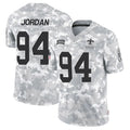 Choea NO.Saints #94 Cameron Jordan Player Arctic Camo Salute to Service Limited Stitched Jerseys