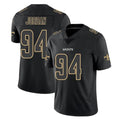 Choea NO.Saints #94 Cameron Jordan Player Black Impact Limited Home Game Stitched Jerseys