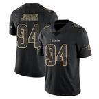 Choea NO.Saints #94 Cameron Jordan Player Black Impact Limited Home Game Stitched Jerseys
