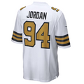 Choea NO.Saints #94 Cameron Jordan White Alternate Game Stitched American Stitched Jersey