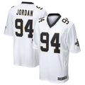 Choea NO.Saints #94 Cameron Jordan White Game Stitched American Stitched Jerseys