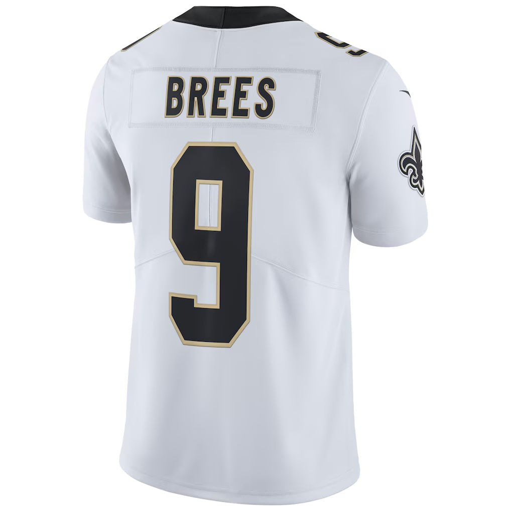 Choea NO.Saints #9 Drew Brees White Vapor Untouchable Limited Player Stitched Jerseys