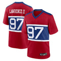 Choea NY.Giants Secondary Throwback Alternate Jerseys - Red - #97 Dexter Lawrence II Player