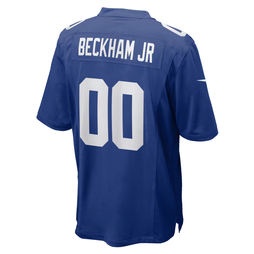 Choea NY.Giants #00 Odell Beckham Jr. Royal Team Game Stitched Jerseys