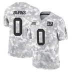 Choea NY.Giants #0 Brian Burns Player Arctic Camo Salute To Service Limited Game Stitched Jerseys