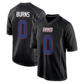 Choea NY.Giants #0 Brian Burns Player Carbon Fashion Limited Home Game Stitched Jerseys
