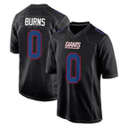 Choea NY.Giants #0 Brian Burns Player Carbon Fashion Limited Home Game Stitched Jerseys