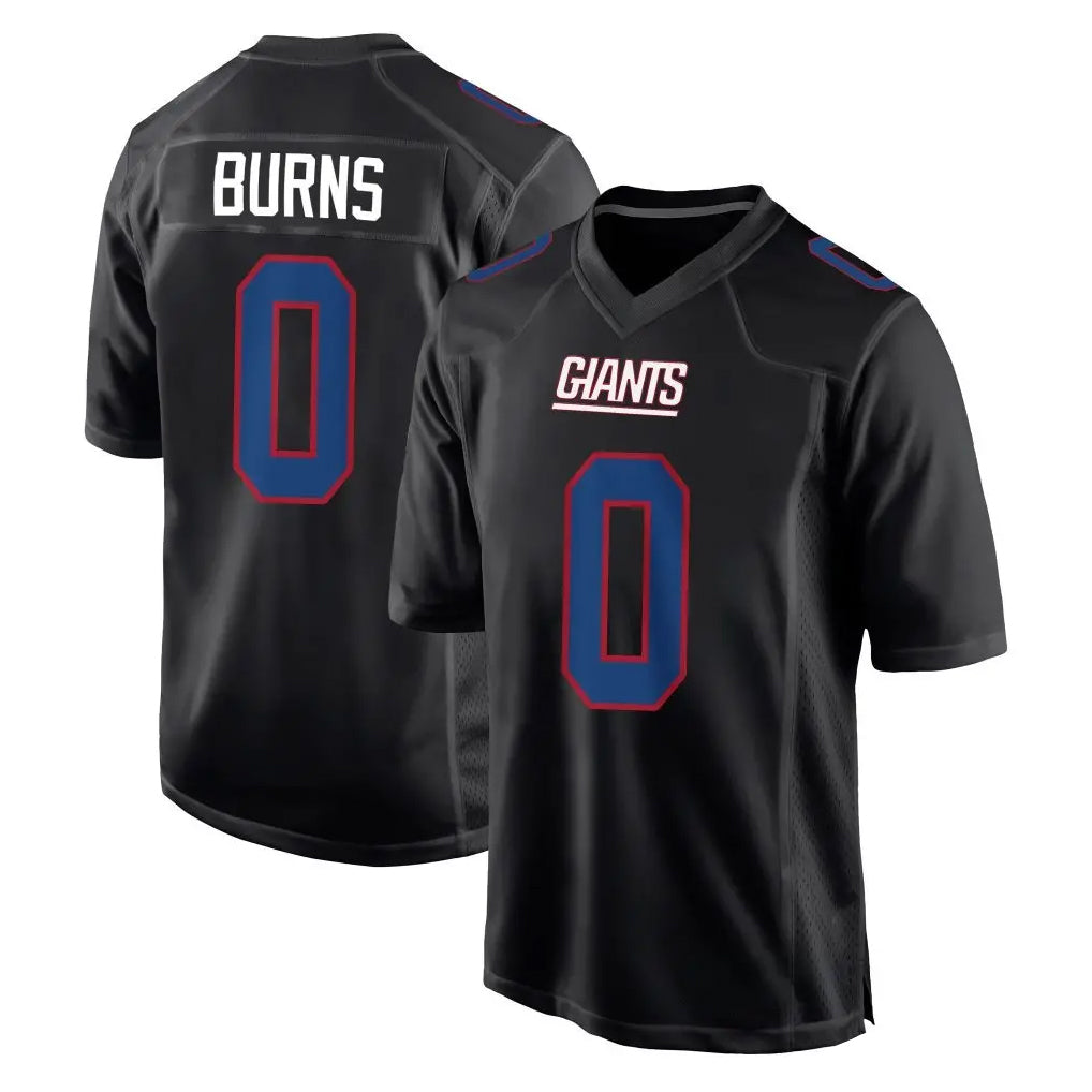 Choea NY.Giants #0 Brian Burns Player Carbon Fashion Limited Home Game Stitched Jerseys