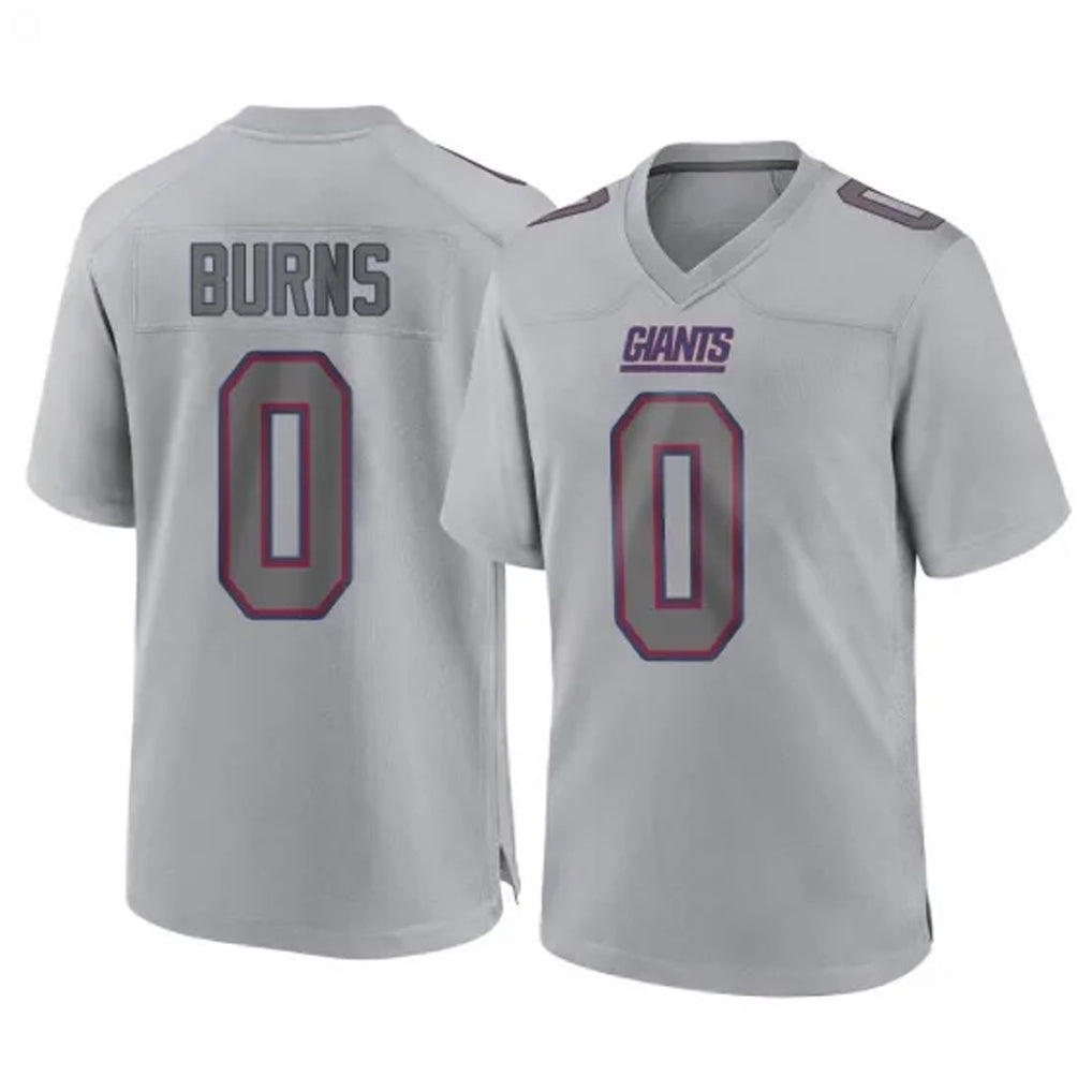 Choea NY.Giants #0 Brian Burns Player Gray Atmosphere Fashion Limited Game Stitched Jerseys