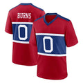 Choea NY.Giants #0 Brian Burns Player Red Century Home Game Stitched Jerseys