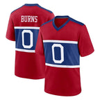 Choea NY.Giants #0 Brian Burns Player Red Century Home Game Stitched Jerseys