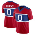Choea NY.Giants #0 Brian Burns Player Red Century Vapor F.U.S.E. Home Game Stitched Jerseys