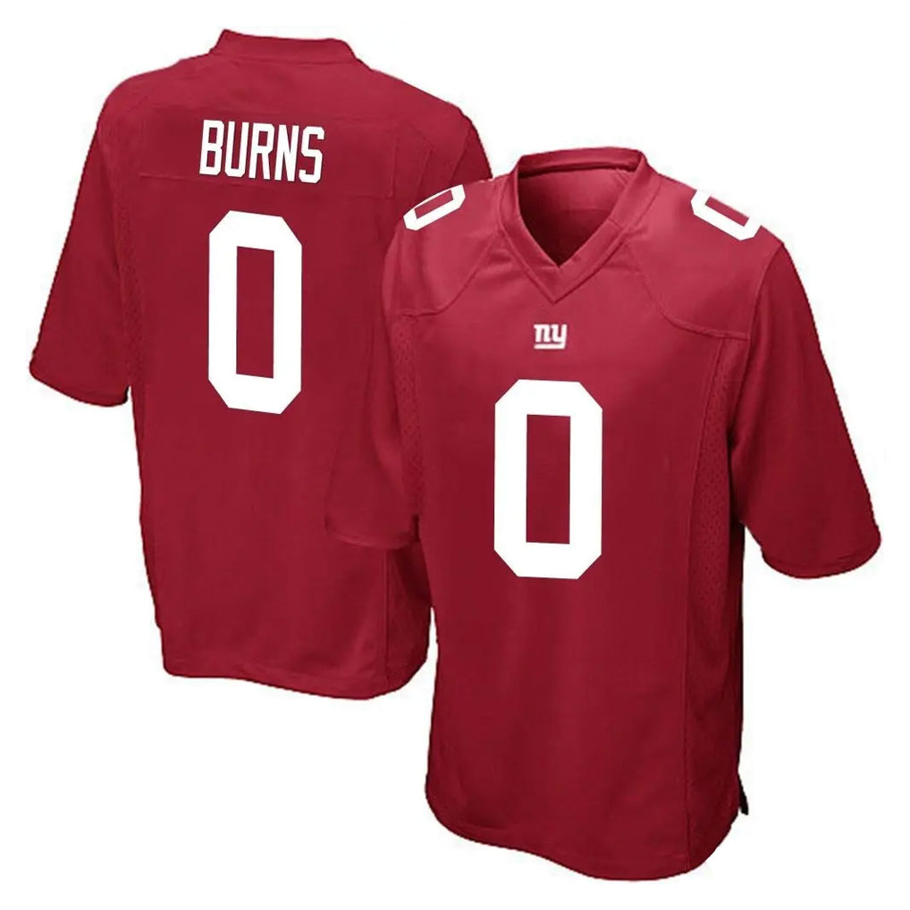 Choea NY.Giants #0 Brian Burns Player Red Home Game Stitched Jerseys