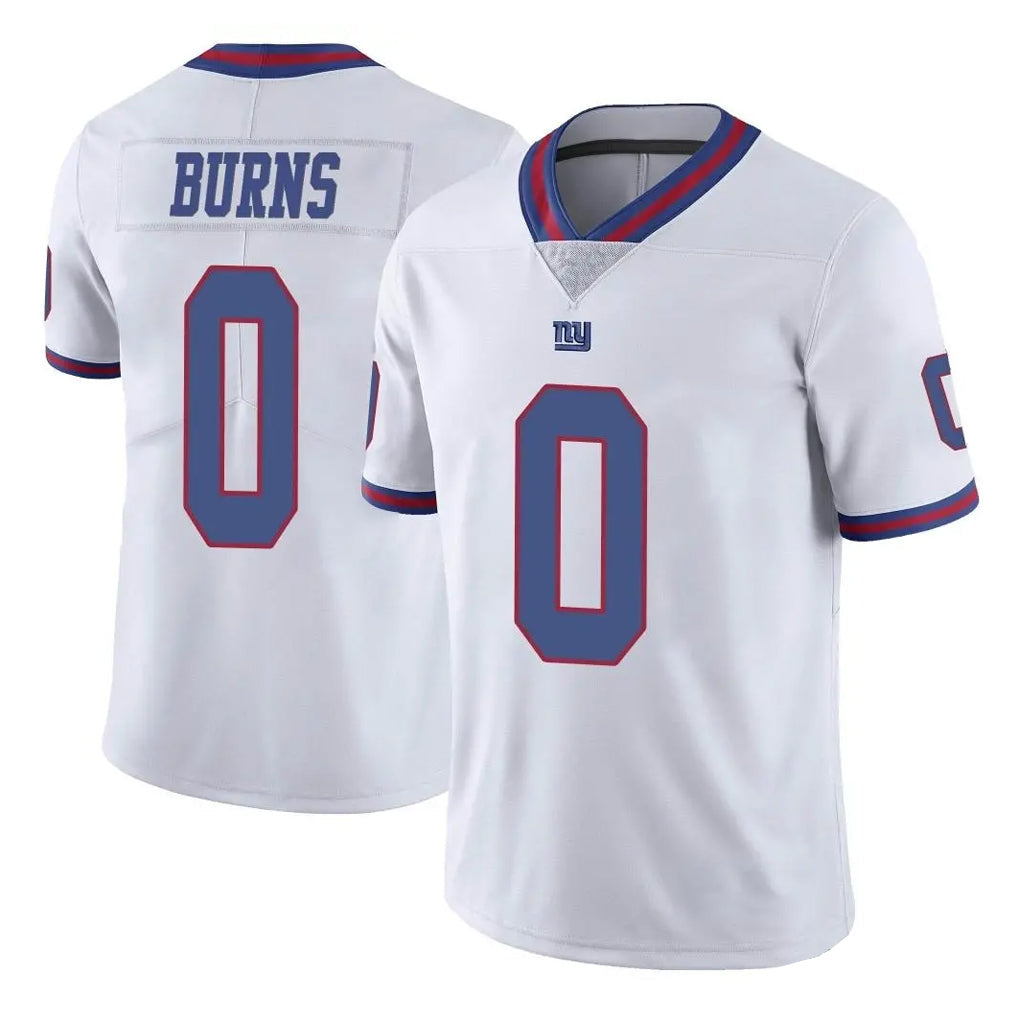 Choea NY.Giants #0 Brian Burns Player White Color Rush Home Game Stitched Jerseys