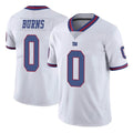Choea NY.Giants #0 Brian Burns Player White Color Rush Home Game Stitched Jerseys