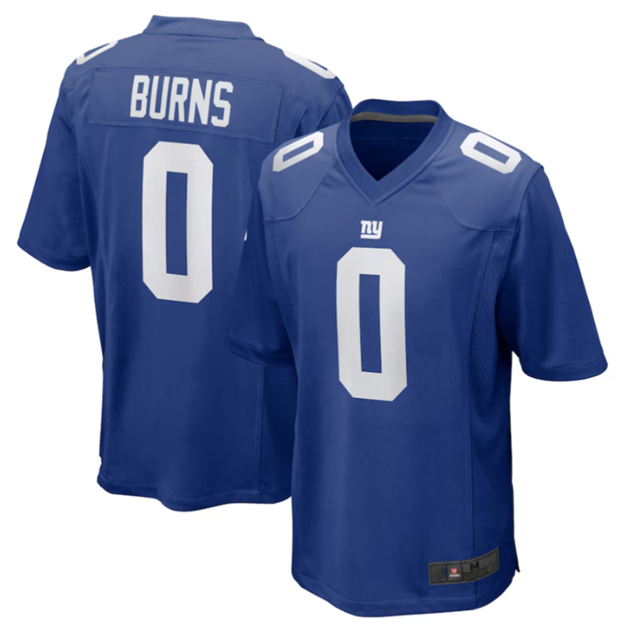 Choea NY.Giants #0 Brian Burns Royal Game Player Jersey Stitched American Stitched Jerseys