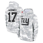 Choea NY.Giants #17 Darnell Mooney Player Arctic Camo Salute to Service Pullover Hoodies Limited Game Stitched Jerseys