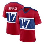 Choea NY.Giants #17 Darnell Mooney Player Red Century Home Game Stitched Jerseys