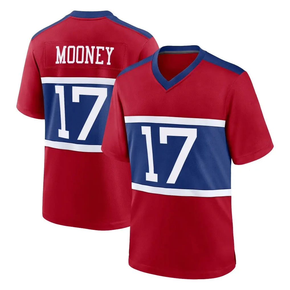 Choea NY.Giants #17 Darnell Mooney Player Red Century Home Game Stitched Jerseys