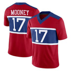 Choea NY.Giants #17 Darnell Mooney Player Red Century Vapor F.U.S.E. Home Game Stitched Jerseys