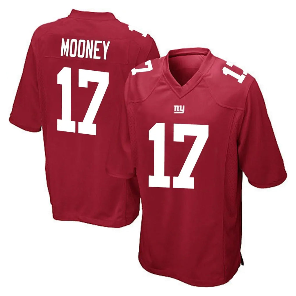 Choea NY.Giants #17 Darnell Mooney Player Red Home Game Stitched Jerseys