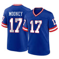 Choea NY.Giants #17 Darnell Mooney Player Royal Classic Home Game Stitched Jerseys