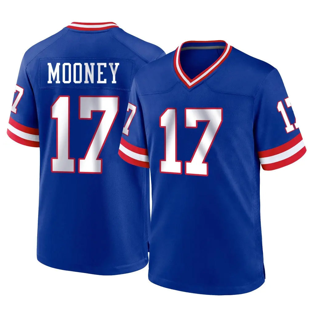 Choea NY.Giants #17 Darnell Mooney Player Royal Classic Home Game Stitched Jerseys