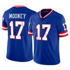 Choea NY.Giants #17 Darnell Mooney Player Royal Classic Vapor Home Game Stitched Jerseys