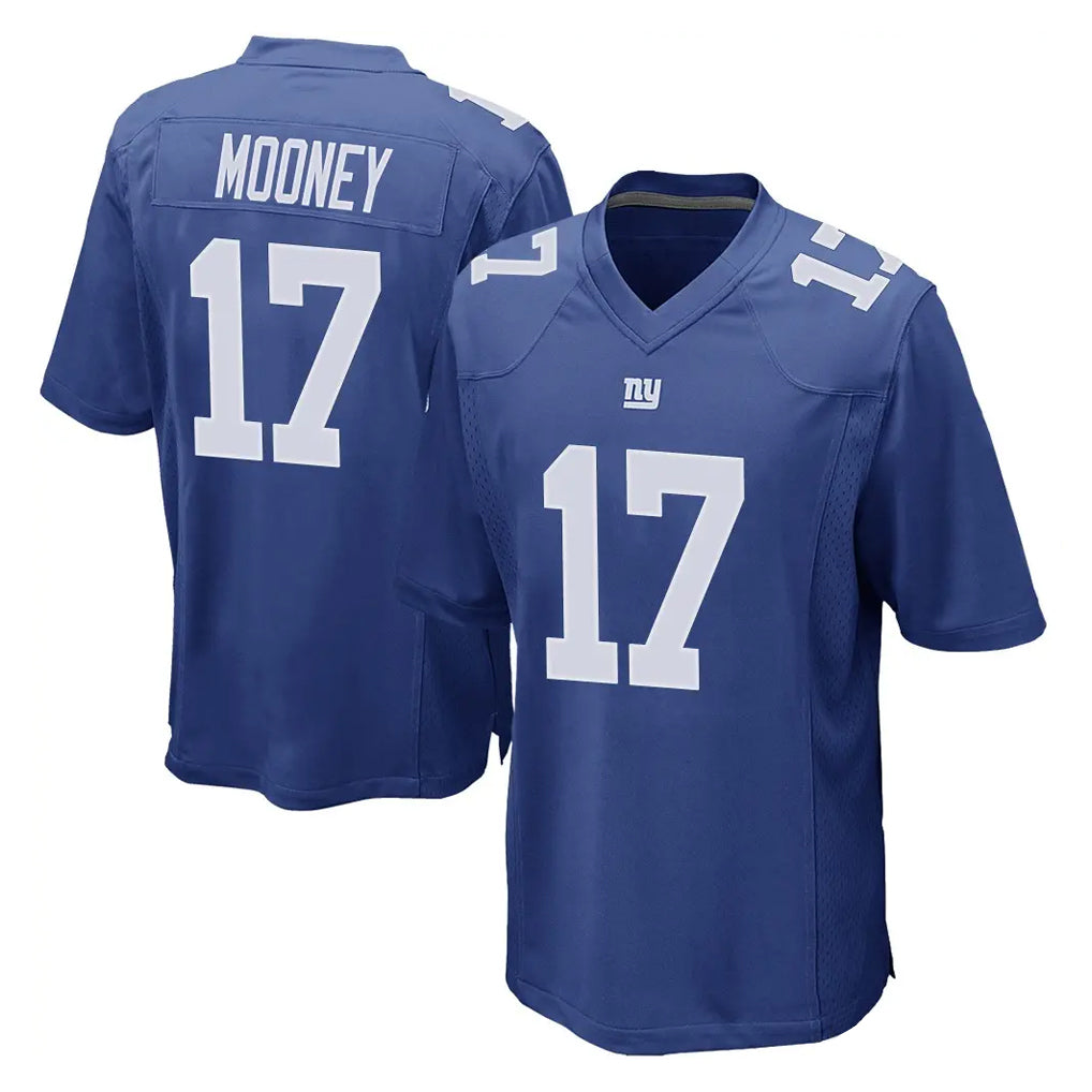Choea NY.Giants #17 Darnell Mooney Player Royal Home Game Stitched Jerseys