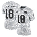 Choea NY.Giants #18 Darius Slayton Player Arctic Camo Salute To Service Limited Game Stitched Jerseys