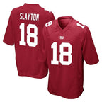 Choea NY.Giants #18 Darius Slayton Player Red Home Game Stitched Jerseys