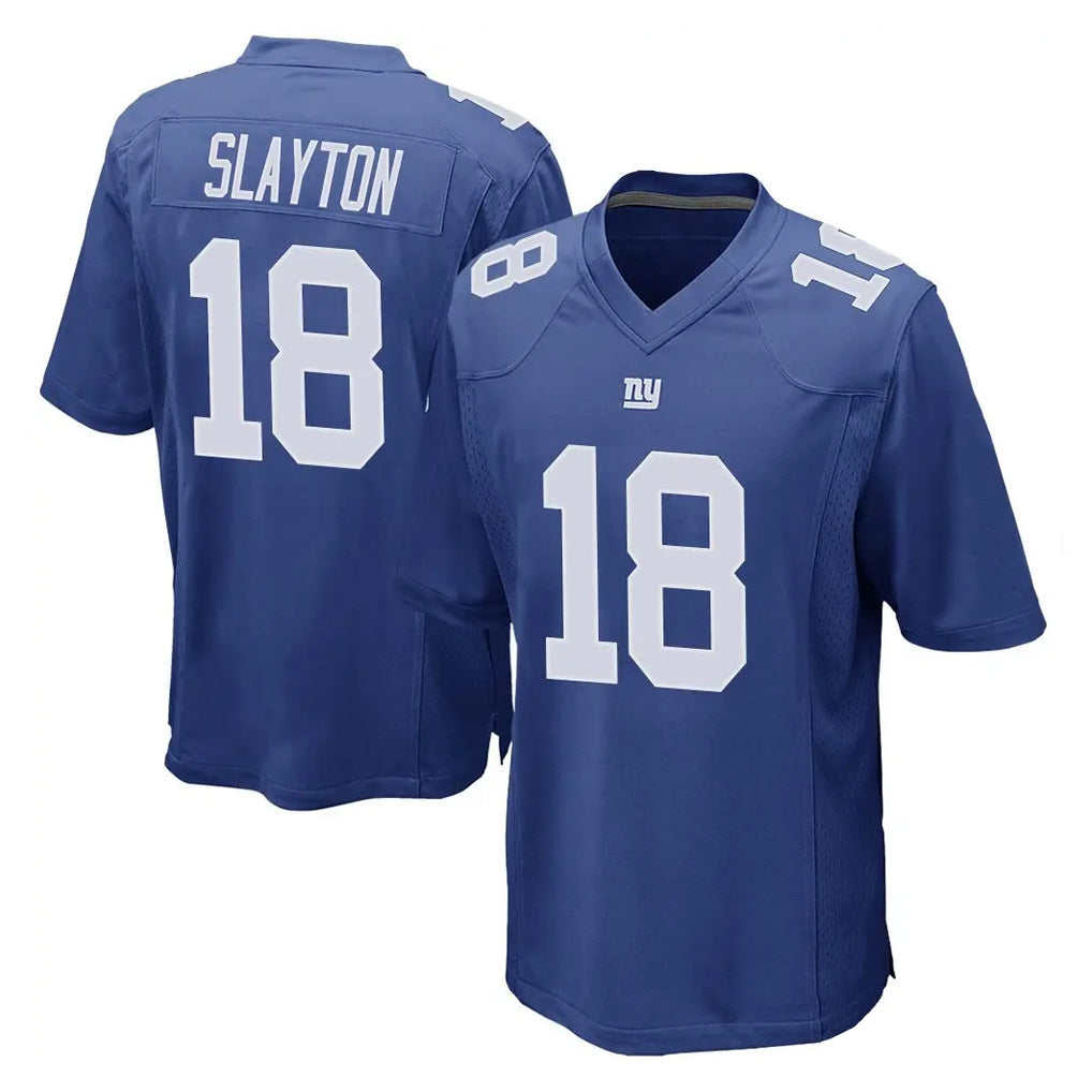 Choea NY.Giants #18 Darius Slayton Player Royal Home Game Stitched Jerseys
