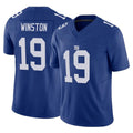 Choea NY.Giants #19 Jameis Winston Player Royal Limited Vapor F.U.S.E. Home Game Stitched Jerseys