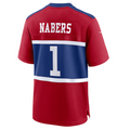 Choea NY.Giants #1 Malik Nabers Century Red Alternate Stitched Jerseys