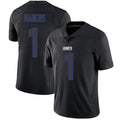 Choea NY.Giants #1 Malik Nabers Player Limited Black Impact Stitched Jerseys